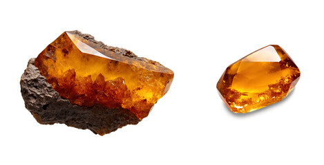 Natural Citrine amber Gemstone and Raw Mineral Specimen – Golden Yellow Crystal for Jewelry and Decorative Uses