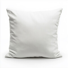 white pillow, Isolated on white Background.