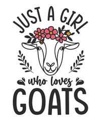 Fototapeta premium Funny Goat Designs for T-Shirts and Posters | Goat Lover Quotes, Goat Status, Goat Whisperer, Goat Dad, Animal Lover Gifts, Life with Goats, Cute Goat Illustrations, Humorous Goat Art