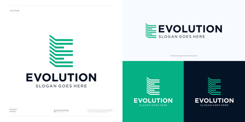 Building construction logo icon design vector, Letter E real estate architectural, architect house repair, architecture symbol, architect house, home building logo design, interior furniture logo sign