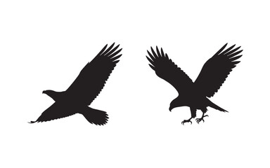 eagle silhouette vector