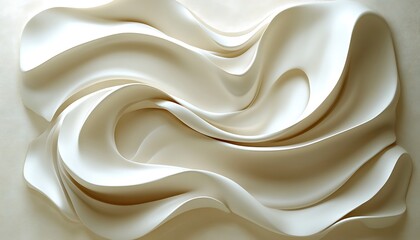 Obraz premium Creamy Wave Abstract Background.