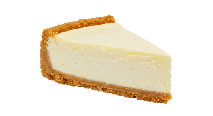 Classic Cheesecake Slice PNG