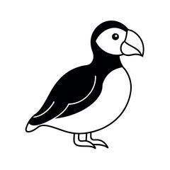 vector illustration of a duck