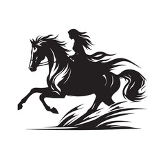 Vector Arabian horse