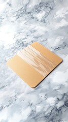 Sealed product for marble background.