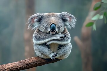Sleepy Koala for Forest Branch, Australia.