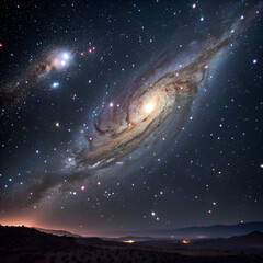 alien planet in space