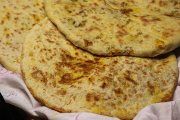 Fresh Moroccan Stuffed Bread, Aghroum Ntdount, Amazigh Bread