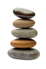 Isolated Stack of Smooth Stones