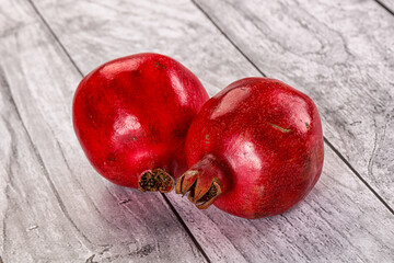 Fresh sweet juicy pomegranate fruit
