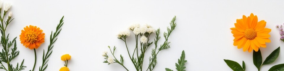 Eco-Friendly Textile Inspiration Vibrant Cornflower Pattern on White Canvas - Botanical Aesthetic for Modern Fashion and Sustainable Design Applications