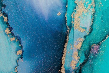 Original artwork photo of marble ink abstract art. High resolution photograph from exemplary original painting. Abstract painting was painted on HQ paper texture to create smooth marbling pattern.