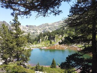mountain lake in the mountains