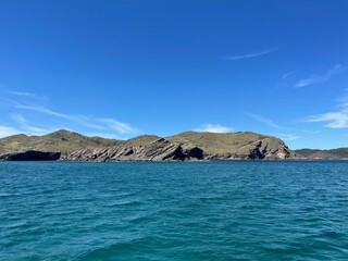 the coast of Minorca, sea and rocks