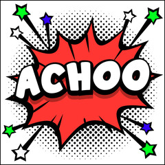 Pop art comic book explosion with bold colors and dynamic burst