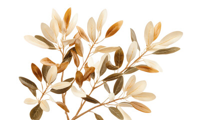 Dried Leaves in Warm Hues