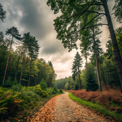 road in the forest