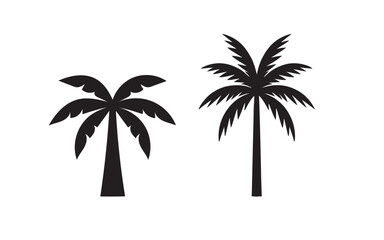 palm tree silhouette vector