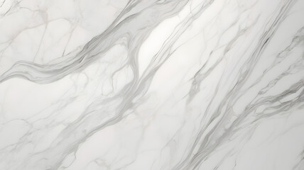 Obraz premium Textura Elegante de Mármore Branco com Veados Cinza e Dourado