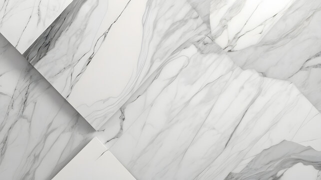 Textura Elegante de M&aacute;rmore Branco com Veados Cinza e Dourado