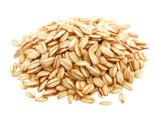 Obraz premium Isolated Pile of Rolled Oats