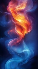 Light flow wave shape aesthetic high resolution background