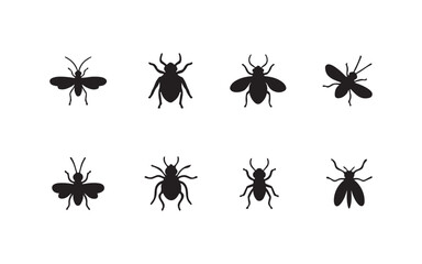 set of insects vector