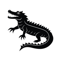 crocodile silhouette art