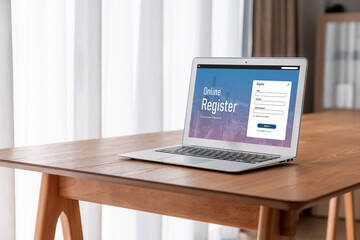 Online registration form for modish form filling on the internet website