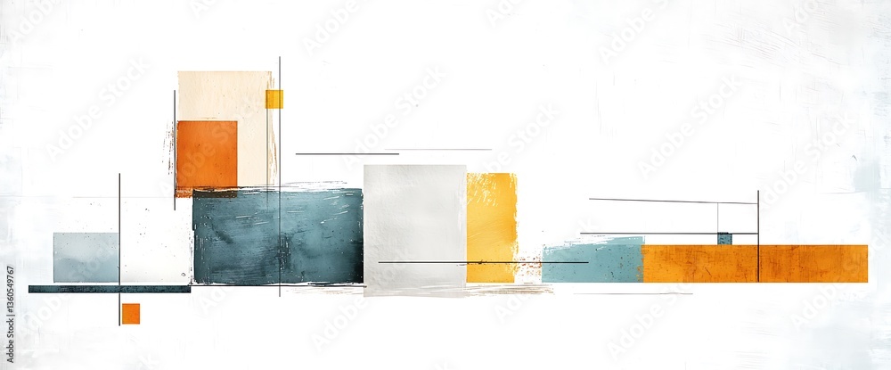 Poster Abstract Geometric Composition