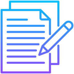 Fototapeta premium Writing Icon