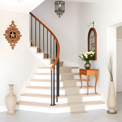 staircase in a modern house