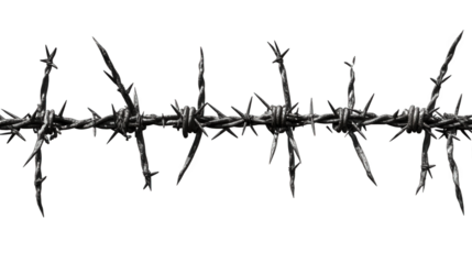 Barbed Wire Barrier Security Fence