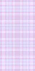 Delicate pastel plaid pattern in soft lilac and lavender hues. Perfect for backgrounds, textiles, stationery, or website design.  Evokes feelings of calmness, femininity, and gentle sophistication.