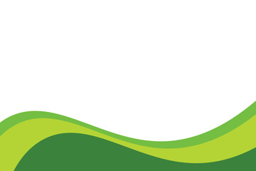 abstract green background with waves