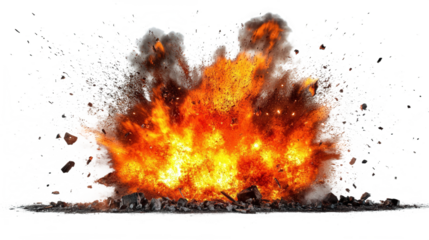 Explosive Blast Impact Visual Effect