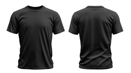 Blank Black T-Shirt Mockup