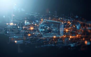 Advanced technological data processing.  Complex circuitry and digital interface