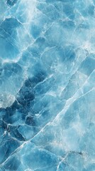Obraz premium Blue marble texture with natural patterns and cracks for elegant and serene interior design