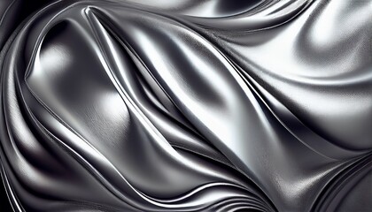 Fototapeta premium pearl gray metallic aluminum steel texture grainy plain silver abstract monochrome background
