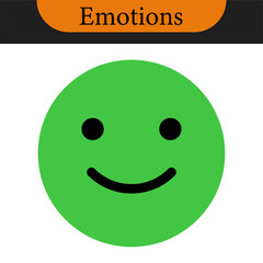 Fototapeta premium Happy and sad emoji, feedback rating emoticons - smiley face icon set: positive and negative emojis with red and green colors for customer satisfaction rating. Vector color set