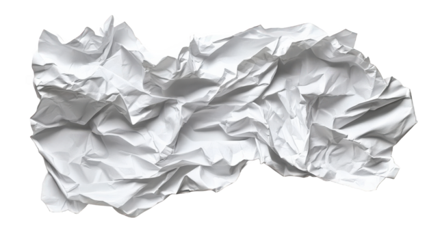 crumpled paper ball