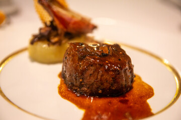 Filet Mignon with Mushroom sauce