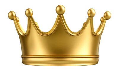 PNG 3D golden crown accessories accessory jewelry.