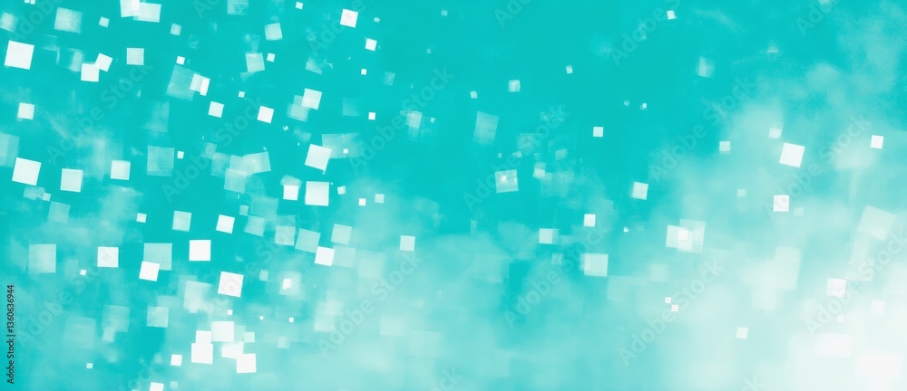 Poster colorful abstract background with floating squares and soft hues creating a dreamy atmosphere