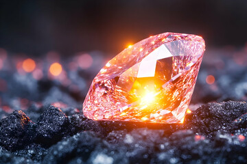 Precious Gem Amidst Coal