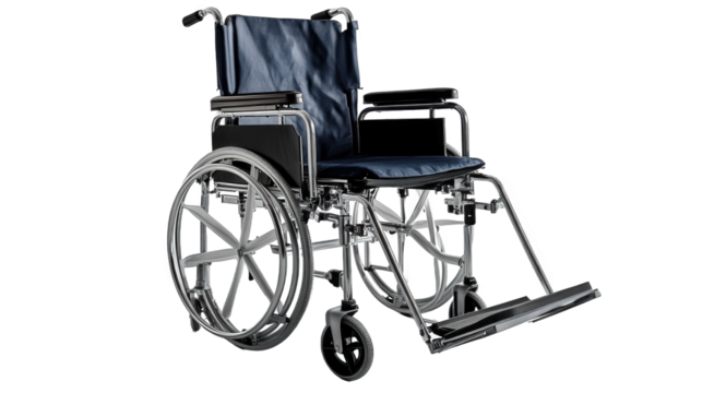 wheelchair isolated on white background