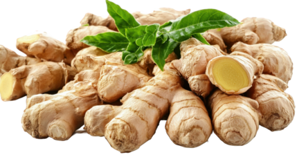 ginger isolated on white