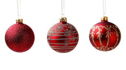 red christmas balls